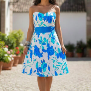 Debut, Vestido de Fiesta Escote Bardot Talla 40