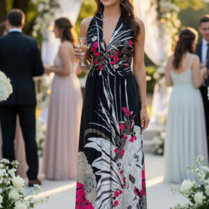 Voulez Vous, Maxi Vestido Floral Talla S