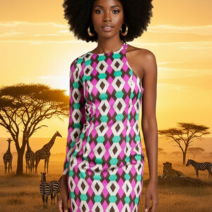 Zara, Vestido Mini Estilo Retro Talla/S