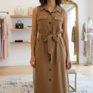 Next Tailoring, Vestido Estilo Safari Talla 40