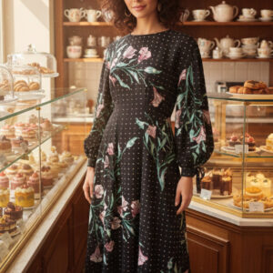 H&M, Vestido Floral Talla 36
