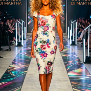 Monsoon,  Elegante Vestido Floral Talla 36