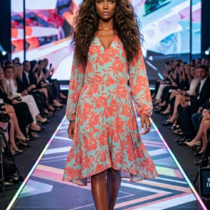 Klass, Vestido con Estampado Floral Talla 48