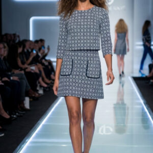 Asos,  Vestido Estampado Geométrico Talla 36
