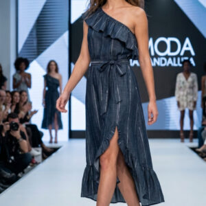 Next, Vestido Denim Diseño Asimétrico Talla 44