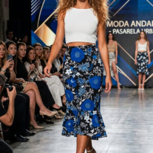 Kim&Co, Falda con Estilo Sirena Talla XL