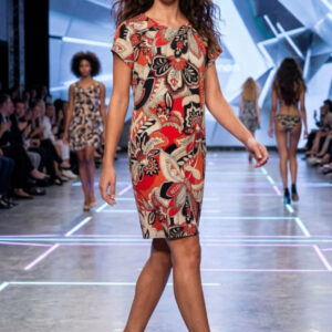 Roman Petite, Vestido Estampado Cachemira Paisley Talla 42