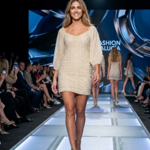 H&M, Vestido con Detalle Drapeado Talla 40