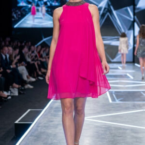 Coast, Vestido de Cóctel Fucsia Intenso Talla 38