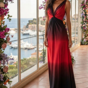 Phase Eight, Maxi Rojo Degradado Talla 44