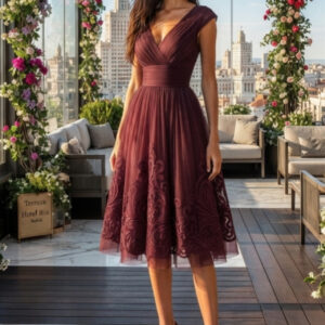 Adrianna Papell, Elegante Vestido de Cóctel Talla 38