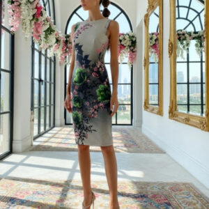 Next Petite, Vestido con Sofisticado Diseño Estampado Floral Talla 38
