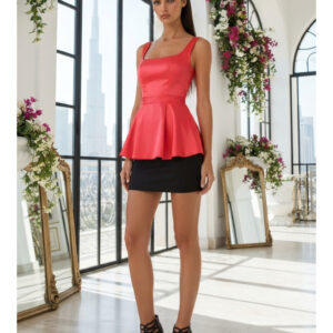 River Island, Vestido Estilo Peplum Talla 34